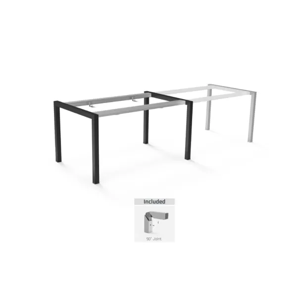 Ram Industrie STRUTTURA PER TAVOLI 90X140 CM ALLUNGABILE 240 CM COLORE NERO Art.TG50900N