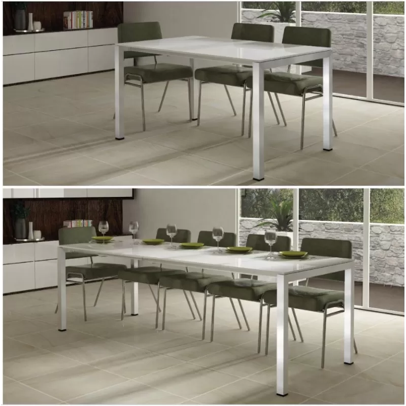 TG50900N STRUTTURA PER TAVOLI 90X140 CM ALLUNGABILE 240 CM COLORE NERO