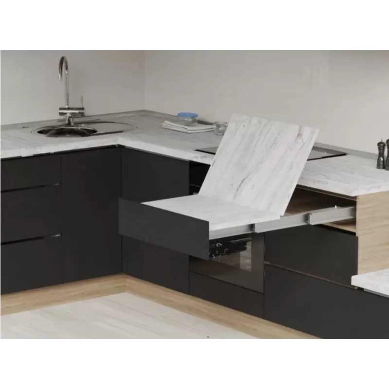 Ram Industrie PIANO ESTRAIBILE ESTENSIONE TOTALE 800 MM LARGHEZZA 562 MM PER MODULO DA 600 MM Art.T110800A