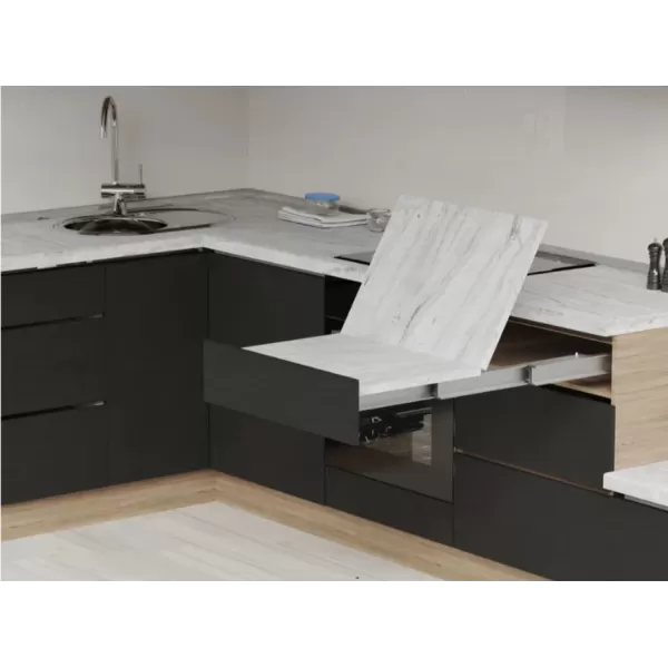 Ram Industrie PIANO ESTRAIBILE ESTENSIONE TOTALE 800 MM LARGHEZZA 562 MM PER MODULO DA 600 MM Art.T110800A