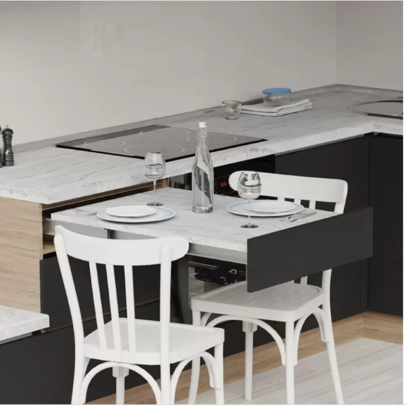 Ram Industrie PIANO ESTRAIBILE ESTENSIONE TOTALE 800 MM LARGHEZZA 562 MM PER MODULO DA 600 MM PORTATA 80 KG - Art. T110800A