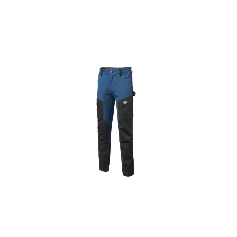 Logica Professional PANTALONE DA LAVORO TECNICO SUPER STRETCH BLU OCEANO TAGLIA M - Art. OLIVAR8-M