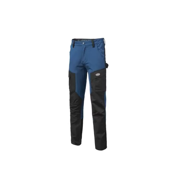 Logica Professional PANTALONE DA LAVORO TECNICO SUPER STRETCH BLU OCEANO TAGLIA M - Art. OLIVAR8-M