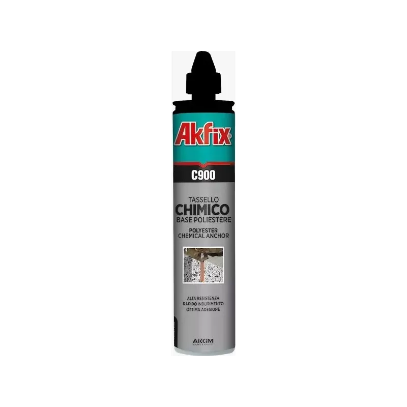  ANCORANTE CHIMICO AKFIX C900 BASE POLIESTERE 300 ML - Art. CA030