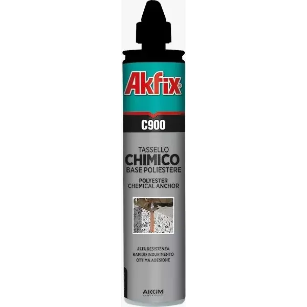  ANCORANTE CHIMICO AKFIX C900 BASE POLIESTERE 300 ML - Art. CA030