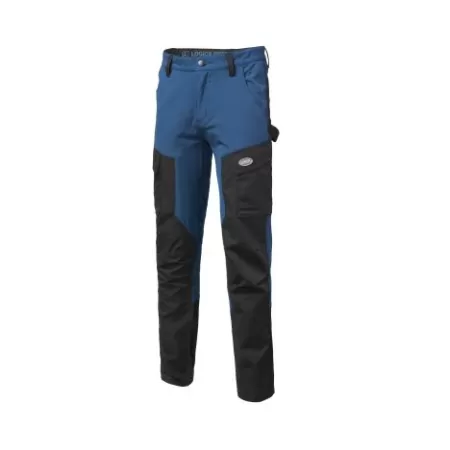 Logica Professional PANTALONE DA LAVORO BLU OCEANO MULTITASCHE TAGLIA L - Art. OLIVAR8-L