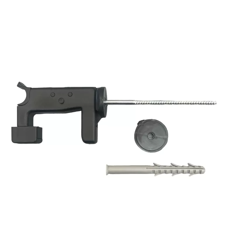 FERMAPERSIANE A SCATTO NERO A VITE LUNGA 150 MM CON TASSELLO - Art. FMPN03