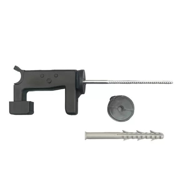 FERMAPERSIANE A SCATTO NERO A VITE LUNGA 150 MM CON TASSELLO - Art. FMPN03