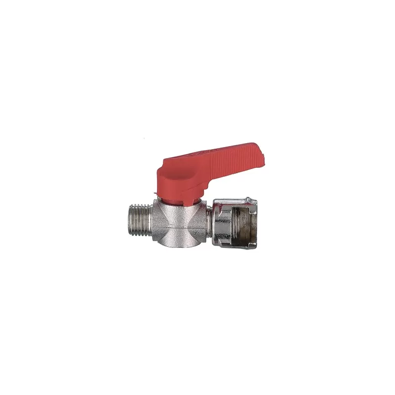  ANI ART.AIR/11 RUBINETTO CON DADO FRESATO DOPPIA TENUTA ATTACCO 1/8 MASCHIO - Art. 41762