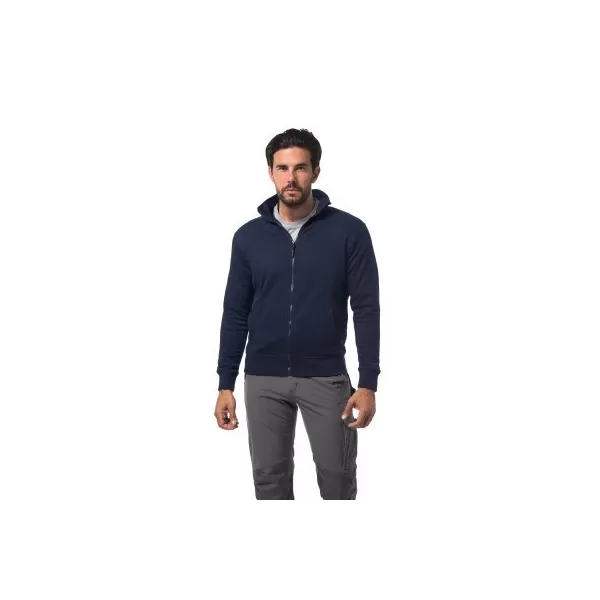 Logica Professional FELPA DA LAVORO BLU POLY/COTONE ZIP LUNGA TAGLIA 2XL - Art. SANPOLO1-2XL