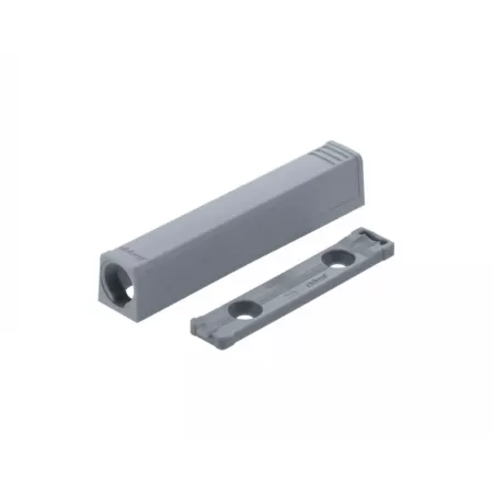 Blum 956A1201 BASETTA PIASTRINA DI SUPPORTO DIRITTA PER TIP-ON LUNGO GRIGIO