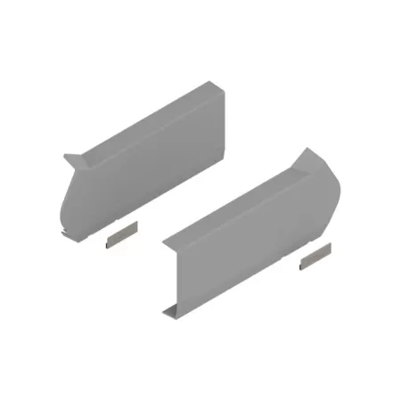 Blum SET PLACCHETTA DI COPERTURA PER AVENTOS HF, PLASTICA GRIGIO CHIARO - Art. 20F8020