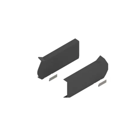 Blum SET PLACCHETTA DI COPERTURA PER AVENTOS HF, PLASTICA GRIGIO SCURO - Art. 20F8020GS