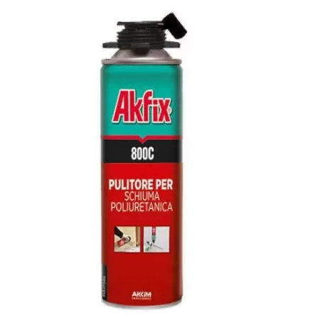  AKFIX 800C PULITORE PER SCHIUMA POLIURETANICA 500 ML - Art. XA050