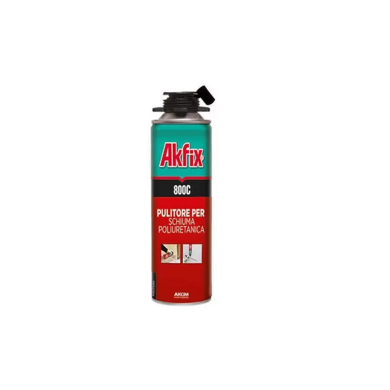 AKFIX 800C PULITORE PER SCHIUMA POLIURETANICA 500 ML - Art. XA050