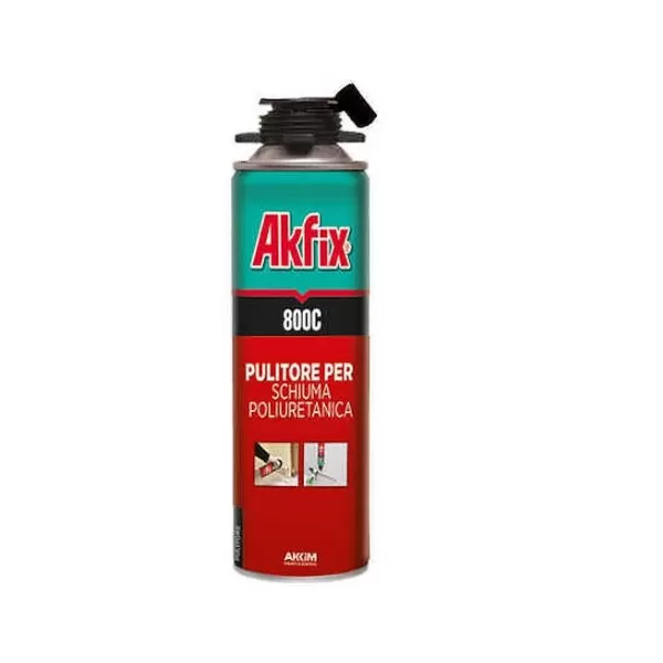  AKFIX 800C PULITORE PER SCHIUMA POLIURETANICA 500 ML - Art. XA050