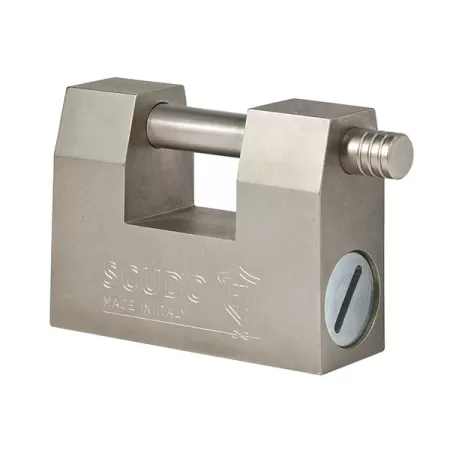  LUCCHETTO RETTANGOLARE SCUDO IN ACCIAIO 76 MM - Art. 4980/C