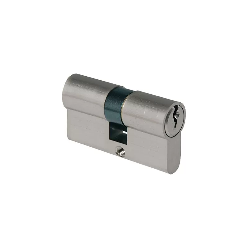  CILINDRO SAGOMATO 2300 IBFM OTT.CROMO SATINATO 3 CHIAVI CAMMA DIN 60 MM 30+30* - Art. 8200292