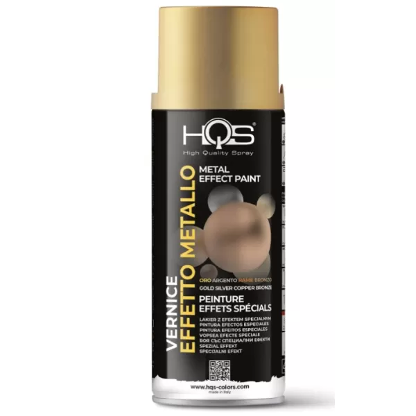 Hqs BOMBOLETTA VERNICE SPRAY ACRILICA ORO RICCO 400 ML* - Art. 400HQS2901