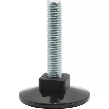  PIEDINO VITE DI REGOLAZIONE VERTICALE CON PIASTRA TONDA E FILETTO M8 X 85 - Art. 103323766