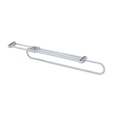 APPENDIABITI ESTRAIBILE PER ARMADIO IN ACCIAIO E PLASTICA CROMO LARGHEZZA 300 MM
