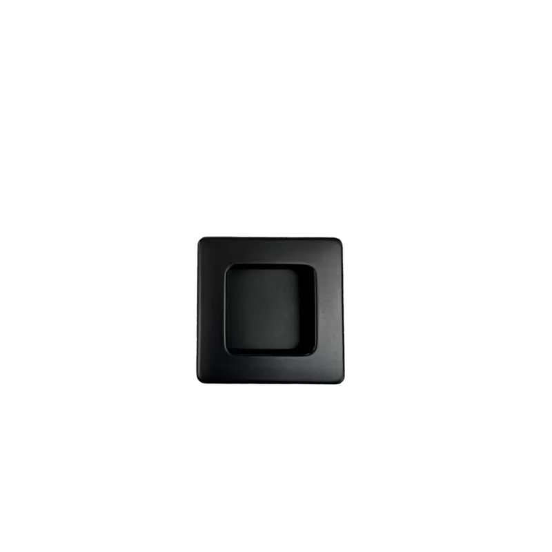 Estamp MANIGLIA AD INCASSO QUADRATA 40X40 MM DIAMETRO 35 MM ZAMA NERO OPACO - Art. 103317204