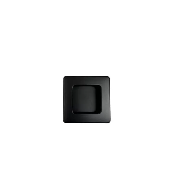 Estamp MANIGLIA AD INCASSO QUADRATA 40X40 MM DIAMETRO 35 MM ZAMA NERO OPACO - Art. 103317204
