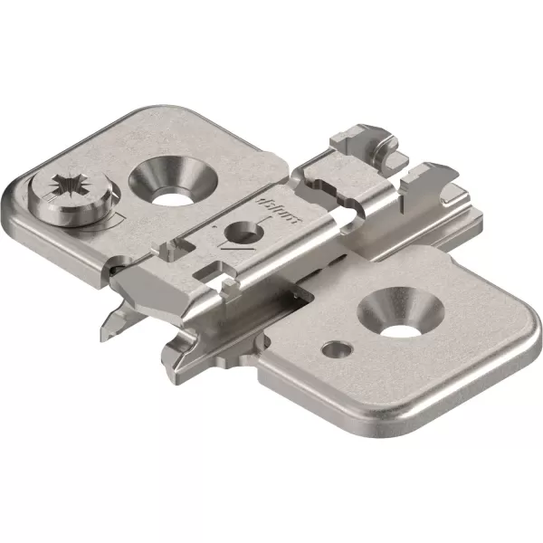 Blum CLIP PIASTRA MONTAGGIO A CROCE CON ECCENTRICO, ACCIAIO, VITI , DISTANZA 0 MM - Art. 103311519