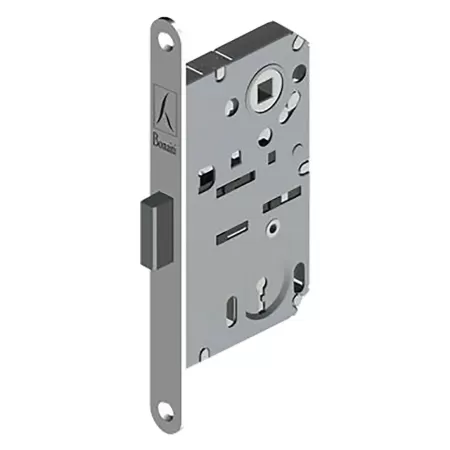 SERRATURA MAGNETICA BONAITI N65 B-FORTY ENTRATA 50 MM FRONTALE 18X196 MM INTERASSE 90 MM CROMOSATINATA - Art. 48N651509E