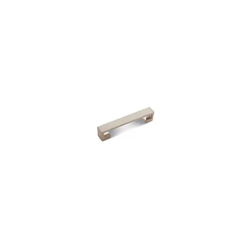 Gamet MANIGLIA PER MOBILI IN ZAMA INTERASSE 96 MM COLORE NICKEL SATINATO - Art. MG23128