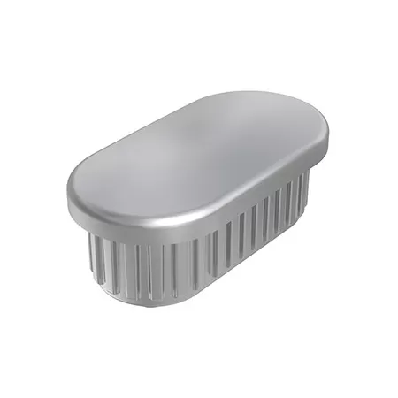  TAPPI PER TUBO ARMADIO OVALE DIAMETRO 30X15 MM COLORE GRIGIO - Art. 60083P01506