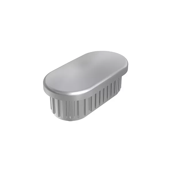  TAPPI PER TUBO ARMADIO OVALE DIAMETRO 30X15 MM COLORE GRIGIO - Art. 60083P01506