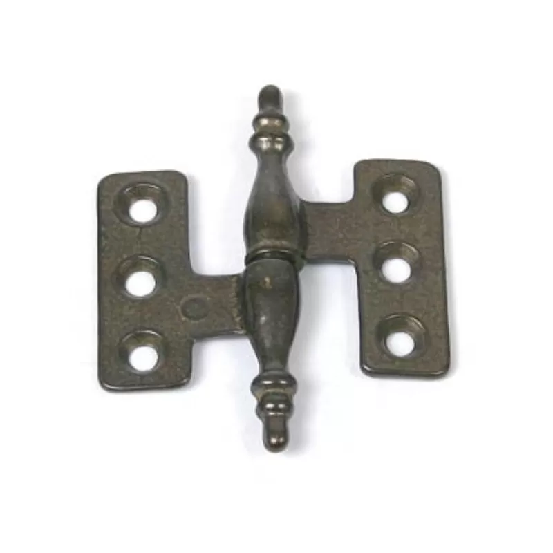 CERNIERA BAROCCO ALI PIANE 65X55 MM DESTRA BRONZATA* - Art. A0156 30