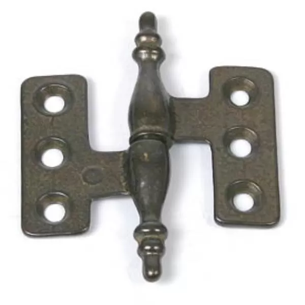 CERNIERA BAROCCO ALI PIANE 65X55 MM DESTRA BRONZATA* - Art. A0156 30