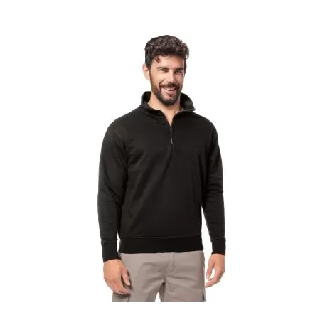 Logica Professional FELPA INVERNALE CON ZIP CORTA COLORE NERO TAGLIA M - Art. SANZENO5/M