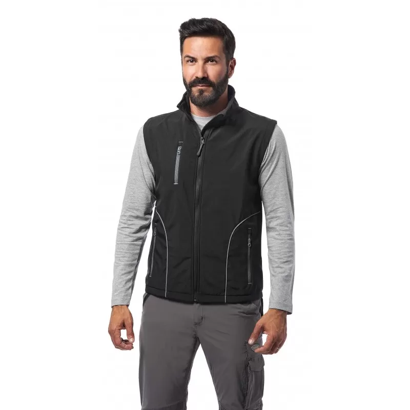 Logica Professional GILET DA LAVORO SOFTSHELL NERO TAGLIA L - Art. KOALA/4-L
