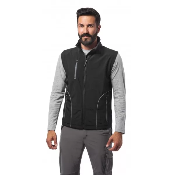 Logica Professional GILET DA LAVORO SOFTSHELL NERO TAGLIA L - Art. KOALA/4-L