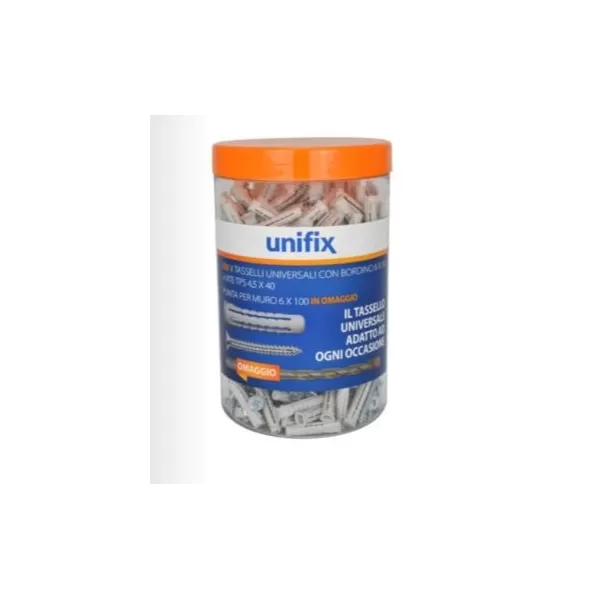 barattolo tasselli 250 pezzi 6x30 con vite 4,5x40 punta omaggio umipas