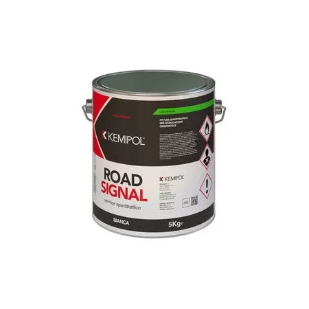 Kemipol Vernice Spartitraffico Bianca 5 kg – Segnaletica Orizzontale