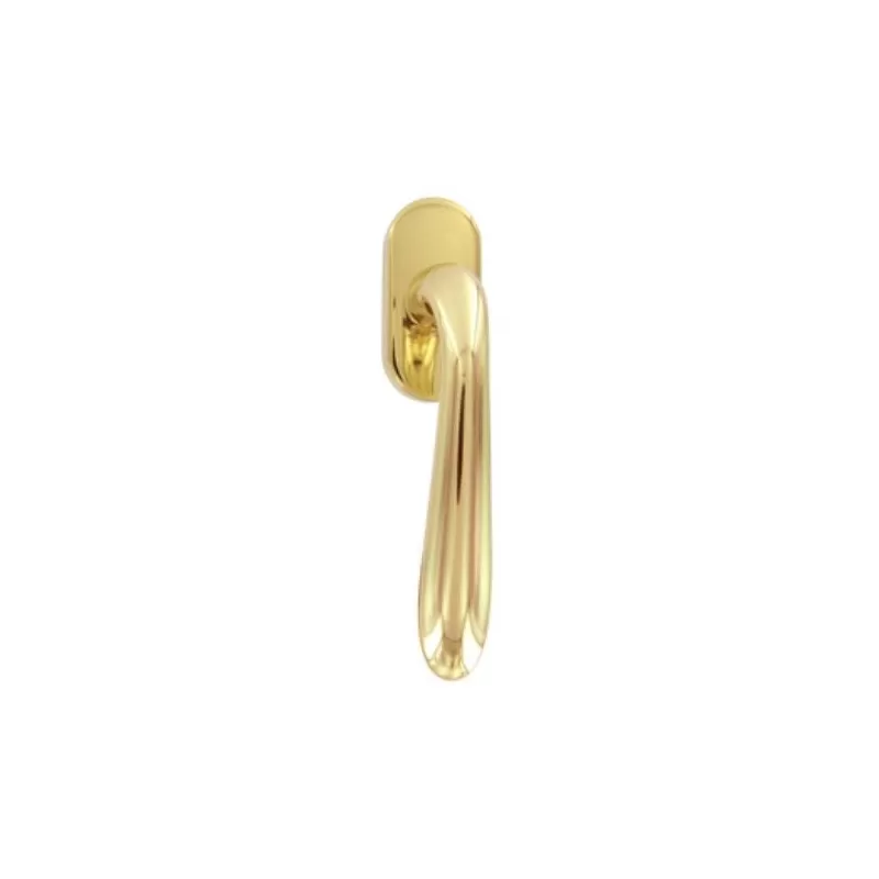  MANIGLIA DK PER FINESTRE MODELLO GOCCIA - OTTONE LUCIDO - Art. GOCDK01-Z1C