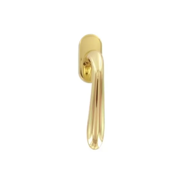  MANIGLIA DK PER FINESTRE MODELLO GOCCIA - OTTONE LUCIDO - Art. GOCDK01-Z1C