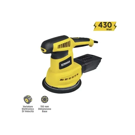 Rtrmax LEVIGATRICE ORBITALE 430W 150 MM - Art. RTM3760