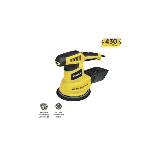 Rtrmax LEVIGATRICE ORBITALE 430W 150 MM - Art. RTM3760