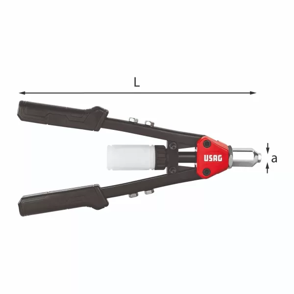 rivettatrice diritta compatta usag 995 la umipas