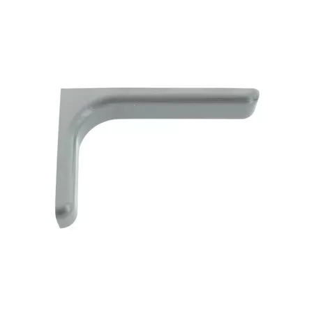 COPPIA REGGIMENSOLA IN ACCIAIO CON COPERTURA IN PLASTICA COLORE RAL 9006 CM 18 Art.93939