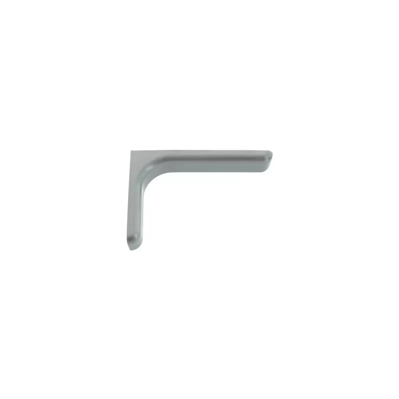COPPIA REGGIMENSOLA IN ACCIAIO CON COPERTURA IN PLASTICA COLORE RAL 9006 CM 18 Art.93939