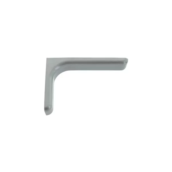 COPPIA REGGIMENSOLA IN ACCIAIO CON COPERTURA IN PLASTICA COLORE RAL 9006 CM 18 Art.93939