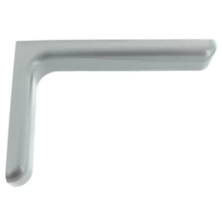 COPPIA REGGIMENSOLA IN ACCIAIO CON COPERTURA IN PLASTICA COLORE RAL 9006 CM 24 Art.93947