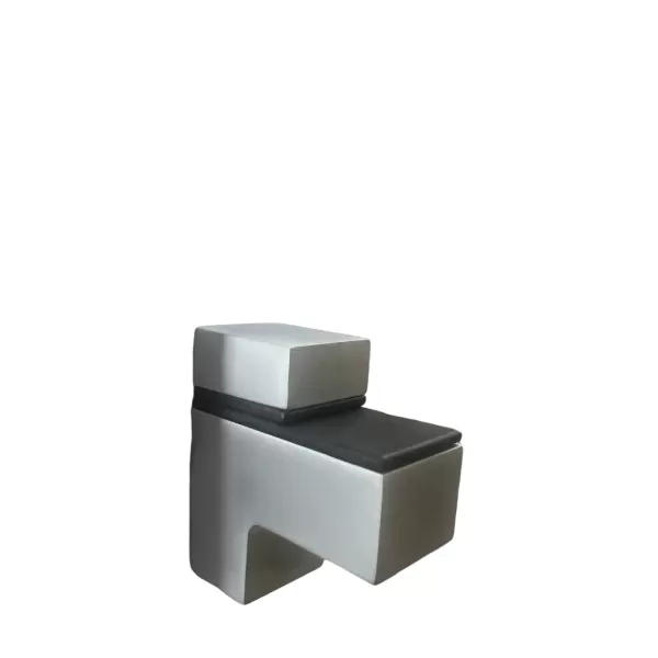  REGGIMENSOLA IN ZAMA PER RIPIANI IN VETRO 0-17 MM CROMO SATINATO PEZZI 1 - Art. D0155 51