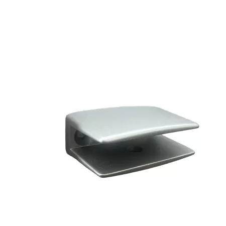  REGGIMENSOLA PER VETRO 55X30 MM SPESSORE VETRO FINO A 10 MM CROMO SATINATO - Art. D0153 12